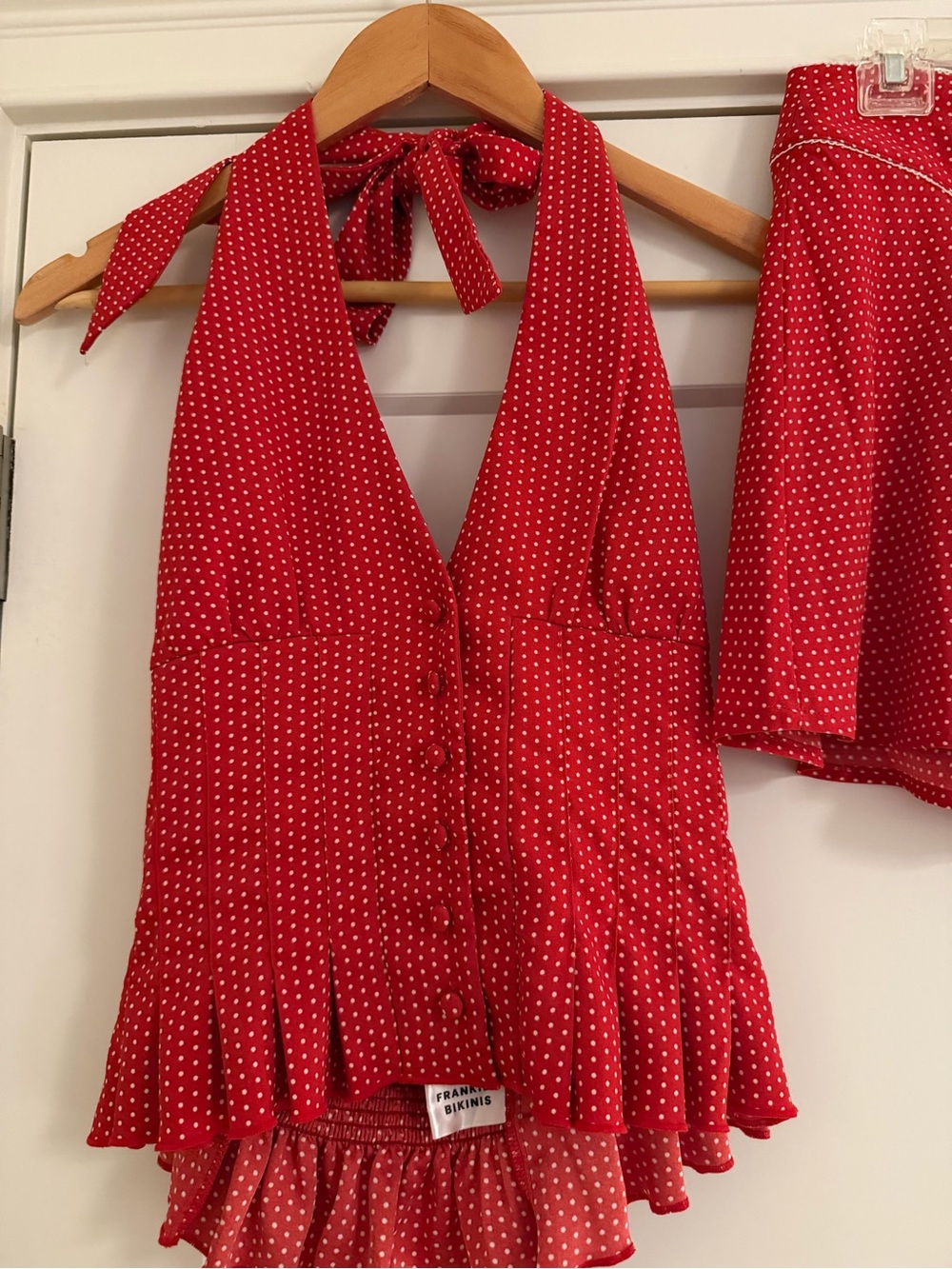 Frankies Bikinis ladybug polka dot skirt set - Picture 2 of 4
